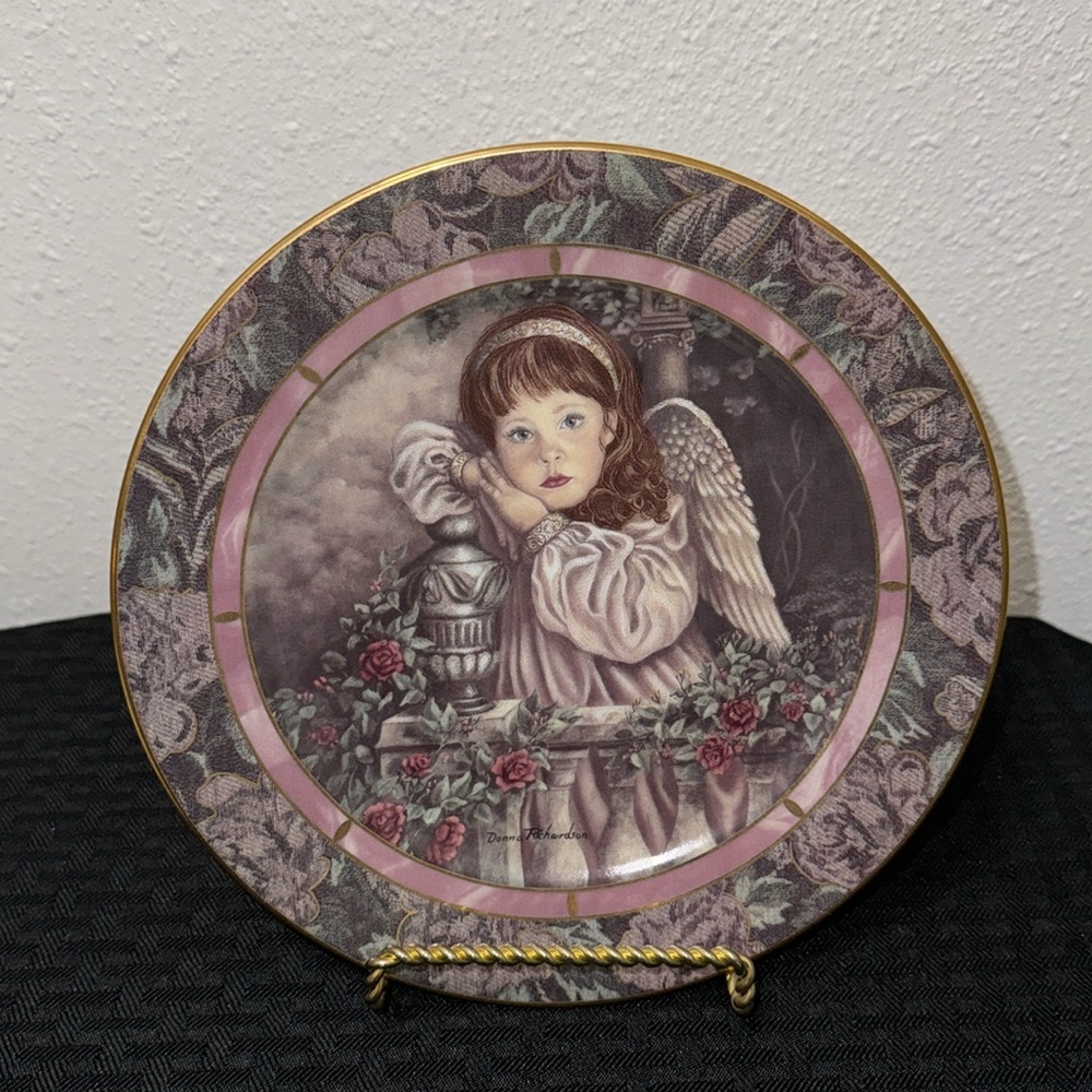 Gardens of Innocence Limited Edition “Hope” Plate by Richardson Bradford Exchang - Picture 5 of 17